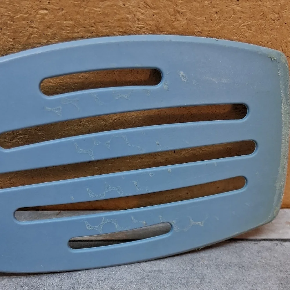Pampered Chef Blue Nylon Slotted Heat Resistant Turner/Spatula